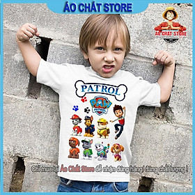 VIDEO Áo Paw Patrol trẻ em full nhân vật siêu đẹp Áo đội chó cứu hộ bé