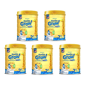 Bộ 5 Lon Sữa Nuvita Grow Diamond 2+ 900g (trẻ từ 2 tuổi trở lên)