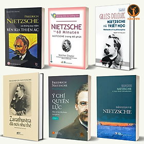 (Combo 6 cuốn) Friedrich Nietzsche Và Những Suy Niệm Bên Kia Thiện Ác - Nietzsche Trong 60 Phút - Nietzsche Và Triết Học - Zarathustra Đã Nói Như Thế - Ý Chí Quyền Lực - Dẫn Luận Về Nietzsche