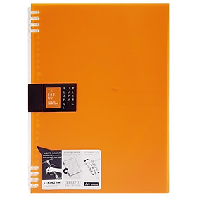 Bìa Ghi Chép A4 30 Lỗ KingJim 9856GSV - Màu Cam