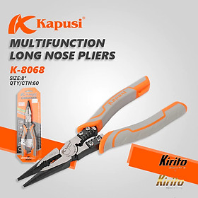Mua Kìm nhọn đa năng 9inch 225mm KAPUSI Japan K-8068  thép CRV độ cứng cao lưỡi kìm sắc