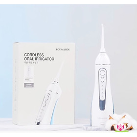 Máy Tăm Nước Không Dây LocknLock Cordless Oral Irrigator ENR156BLU - Màu Xanh Da Trời