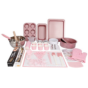 Chefmade Novice Baking Tool 25 Sets Of Baking Molds Cupcakes Cookies Bread Pizza Baking Molds Cake Bakeware Set
