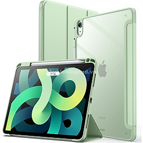 Bao da dành cho iPad Mini 7 Clear Folio hiệu Mutural lưng trong chống sốc - Hàng chính hãng - Xanh Matcha