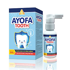 Xịt Chống Sâu Răng Cho Bé và Thơm Miệng Người Lớn AYOFA TOOTH 50ml