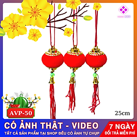 Combo 5 Dây Treo Tài Lộc Trang Trí Tết - Liễn Khánh Phụ kiện Trang Trí Tết Cây Mai, Đào, Quất