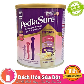 Sữa Bột Abbott Pediasure B/A hương Vani Ít Ngọt Lon 380g