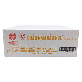 Thùng 50 Gói Cháo Nấm Bào Ngư Ăn Liền Bích Chi 50g Gói