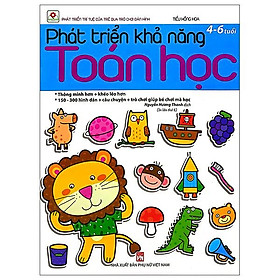 Sách - Phát Triển Trí Tuệ Của Trẻ Qua Trò Chơi Dán Hình - Phát Triển Khả Năng Toán Học - 4-6 Tuổi (Tái Bản 2023)