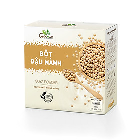 Bột đậu nành nguyên chất Goce Việt Nam không đường, hộp 180g (18 gói x 10g) tốt cho sức khỏe, giá tốt, tiện lợi an toàn