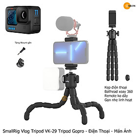 SmallRig Vlog Tripod VK-29 Tripod Gopro - Điện Thoại - Máy Ảnh