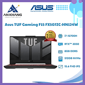Mua Laptop Asus TUF Gaming F15 FX507ZC-HN124W (Core i7-12700H | 8GB | 512GB | RTX 3050 4GB | 15.6-inch FHD | Win 11 | Jaeger Gray) - Hàng Chính Hãng - Bảo Hành 24 Tháng