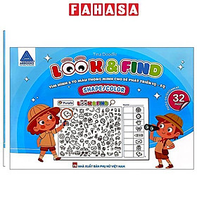 Look And Find - Tìm Hình Và Tô Màu Thông Minh Cho Bé Phát Triển IQ-EQ - Shape/Color - Cty TNHH TM&DV VH GD Phía Nam