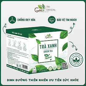 Bảo vệ tim mạch, chống oxy hóa Trà xanh túi lọc Goce