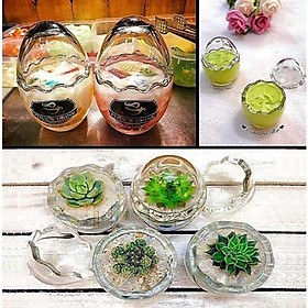 Mua Lọ Thủy Tinh Nhỏ 60ML hình Quả Trứng (combo 5 cái) – Hũ Làm Bánh Plan  sữa chua - Cường lực  chịu nhiệt cực dày