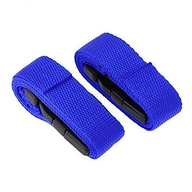 2X 1 Pair of 1m 25mm Golf Trolley Straps with Quick Release Buckle Blue