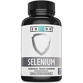Selenium 200mcg for Thyroid, Prostate and Heart Health - Essential Trace Mineral with Superior Absorption - Yeast Free - 100 Once Daily Vegetable Capsules - Manufactured in The USA