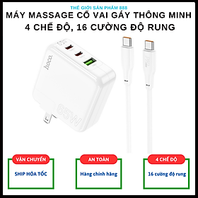 Mua Bộ sạc nhanh 65W chân sạc Typec cao cấp cho điện thoại tiện lợi với 2 cổng type-C  1 cổng USB an toàn chống cháy nổ  - Hàng nhập khẩu