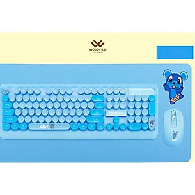 Bộ bàn phím và chuột không dây LOFREE BDuck hoạt hình dễ thương