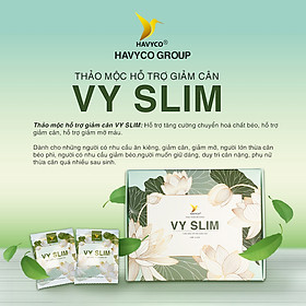 Viên Uống Hỗ Trợ Giảm Cân Vy- Slim Havyco Hộp 15 gói - Không Gây Mệt Mỏi