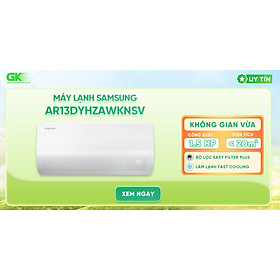 Máy lạnh Samsung AR13DYHZAWKNSV Digital Inverter 12,000 BTU/h (HÀNG CHÍNH HÃNG - CHỈ GIAO HCM)