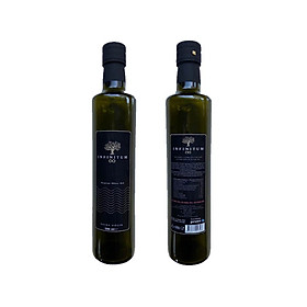 Combo 2 chai dầu ôliu 500ml nguyên chất tự nhiên 100% ép lạnh INFINITUM Extra Virgin Olive Oil nhập khẩu nguyên chai từ Thổ Nhĩ Kỳ (Turkey)