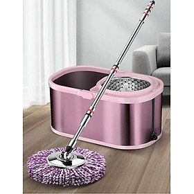 Mua Cây Lau Nhà Inox mầu  304  Chổi Lau Nhà Tự Vắt 360 Độ  Cao Cấp Tặng Kèm 2 Bông Lau