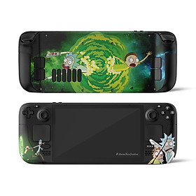 Mua Skin dán Steam Deck mẫu Rick and Morty Portal Time (Đã cắt sẵn chi tiết  dễ dán)