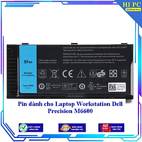 Pin dành cho Laptop Workstation Dell Precision M6600 M6700 - Hàng Nhập Khẩu 