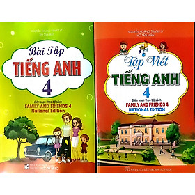 Combo Bài Tập Tiếng Anh 4 + Tập Viết Tiếng Anh 4 Biên Soạn Theo Bộ Sách Family And Friends 4 National Edition) - HA