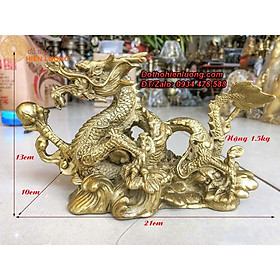 Mua Tượng Linh Vật Rồng Cắp Ngọc Bằng Đồng - Vật phẩm phong thủy