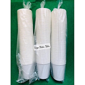 Mua Bịch 50 cốc giấy trắng dùng một lần thể tích 180ml