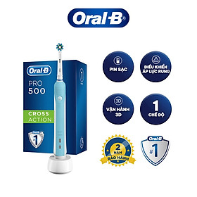 Hình ảnh Bàn chải đánh răng điện Oral-B Pro 500 D16.513 - Hàng chính hãng 100%