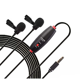 Lensgo LYM-DM1 DUO - Cặp Micro Lavalier Cài Áo Có Dây