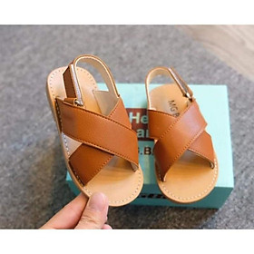 Dép sandal quai chéo cho bé trai bé gái- Sandal cho bé siêu mềm mại dễ thương mẫu mới nhất 2021