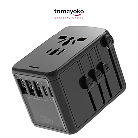 Hình ảnh Ổ cắm điện Tamayoko sạc nhanh PD 35W Type C + USB cắm tải 2000W cho điện thoại/máy tính/ thiết bị gia dụng cỡ nhỏ