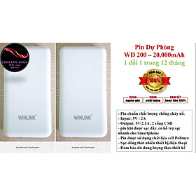 Mua Pin Sạc Dự Phòng Winlink 20000mah - hàng chính hãng