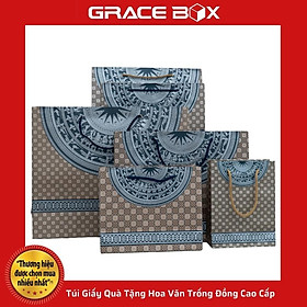 Mua Túi Giấy Quà Tặng Hoa Văn Trống Đồng Cao Cấp