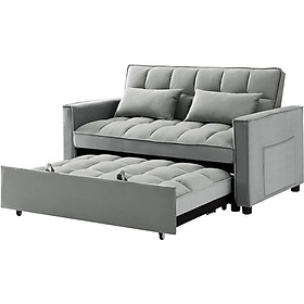 Sofa giường đa năng thông minh, sofa gấp gọn SM27CT Juno Sofa bọc vải, chân kim loại cao cấp
