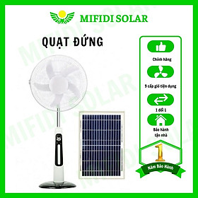 Mua Quạt Đứng Năng Lượng Mặt Trời MIFIDI Size To Có Remote Dòng KL300A Siêu Cao Cấp Dùng Ắc Quy Tích Điện Độc Nhất