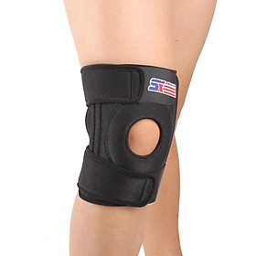 2 Pieces Adjustable Sports knee Brace Pair Knee Support Sleeve Wrap Pads for Running,Basketball