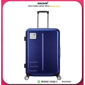 Vali cao cấp Macsim Aksen hàng loại 1 MSAK6605 cỡ 28 inch màu xanh