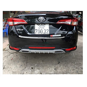Líp pô, lippo, ốp pô xe Vios 2019- 2022, Lip chia bô Vios 2019-2021 bô vuông chuẩn phom xe không cần chế