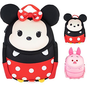 Disney Kindergarten Schoolbag Baby Child Bags Boy and Girl Preschool Cute Cartoon Baby Bag Diving Fabric Minnie