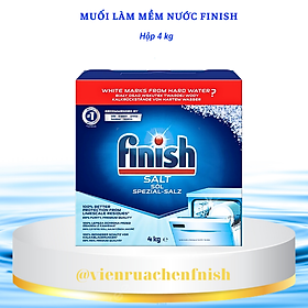 Muối rửa chén Finish Dishwasher Salt 4kg - muối rửa bát finish 4 kg, muối finish 1.2kg, muối finish 1.5kg
