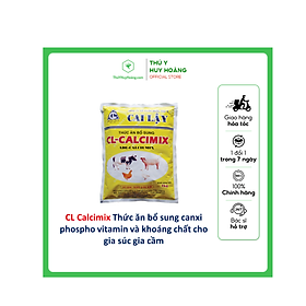 Thức ăn bổ sung CL-CALCIMIX ADE CALCIUMIX Bổ sung canxi, phospho, vitamin và khoáng chất cho gia súc, gia cầm.