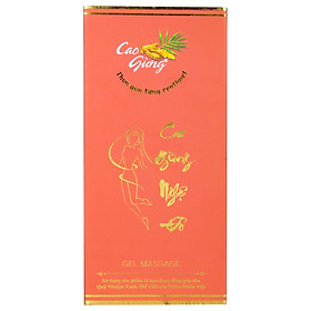 Cao Gừng Nghệ Đỏ Thanh Lăn Tan Mỡ 180ml