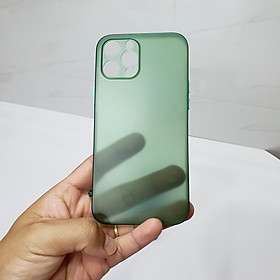 Ốp Lưng Cho iPhone 11, 11 Pro Max, 12, 12 Pro, 12 Pro Max - Trong Suốt Mờ Nhám, Chống Bụi, Chống Trày Xước, Mỏng Nhẹ (Nhiều Màu)