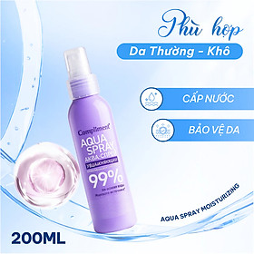 Xịt Khoáng Compliment Revitalizing Cấp Ẩm Tức Thì, Phục Hồi Và Làm Dịu Da Nhạy Cảm 200ml