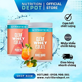 Combo 2 hộp Sữa tăng cơ Clear Whey Isolate Myprotein bổ sung chất đạm vị